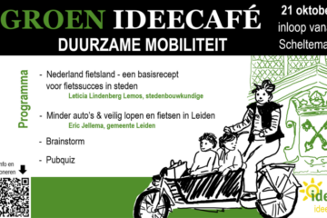 2024 – 21 oktober Groen Ideecafé: Duurzame mobiliteit